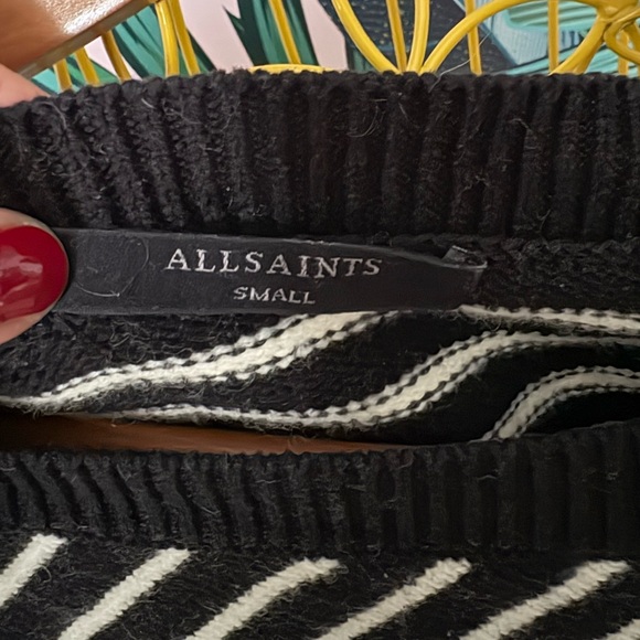 ALLSAINTS striped boatneck sweater - Picture 3 of 4